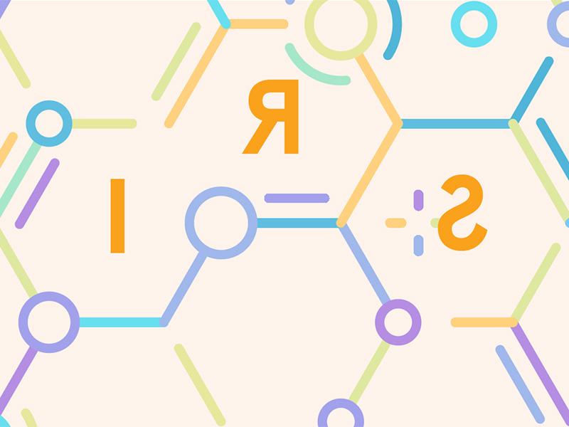 Chemistry graphic with SRI embedded in the compostion